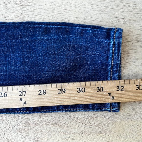 ABERCROMBIE & FITCH SKINNY LOW RISE Women’s Embellished Jeans sz W24 / 00 - Picture 13 of 13